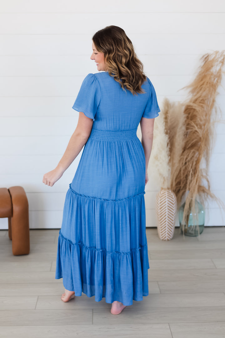 A Cool Contrast Dress