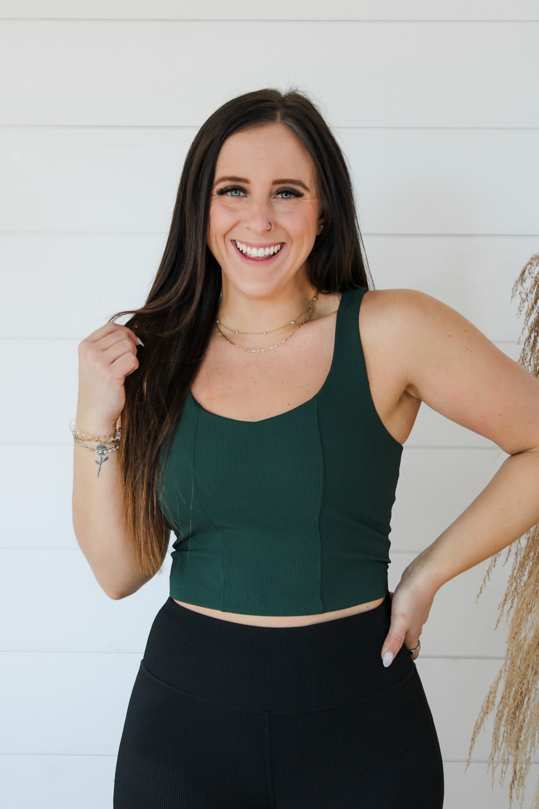 Just A Reminder Ribbed Tank