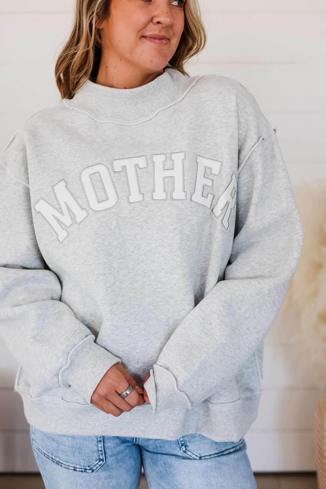 MOTHER Mockneck Top