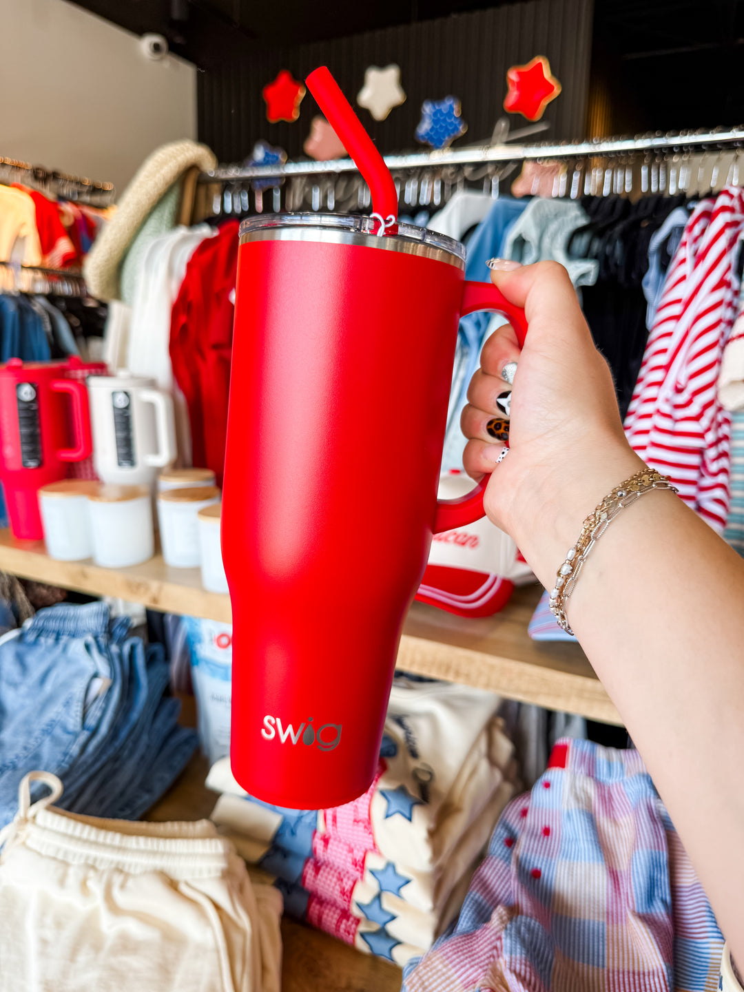 Swig: Red Mega Mug (40oz)