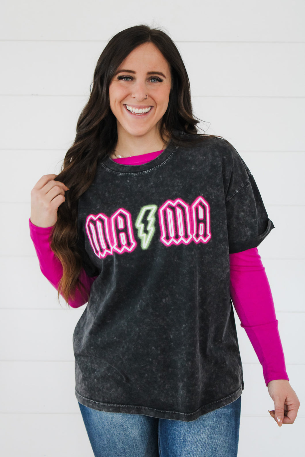 Neon Mama Top