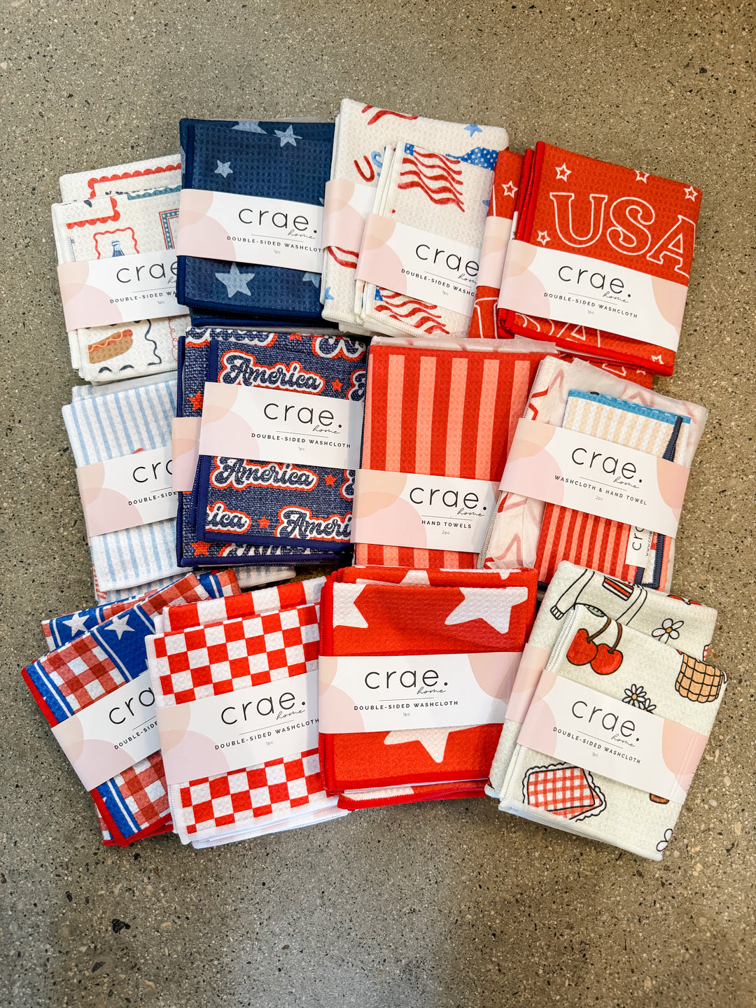 Liberty Wave: Double-Sided Washcloth