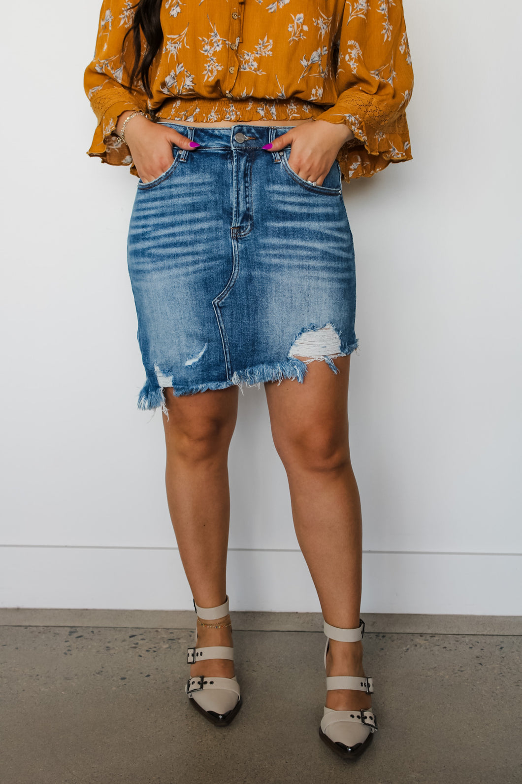 On The Mend Skirt