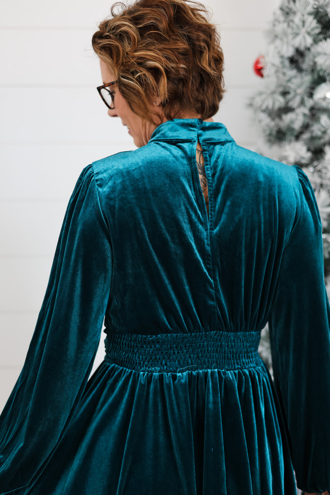 Winter Wonderland Dress Medium / TEAL