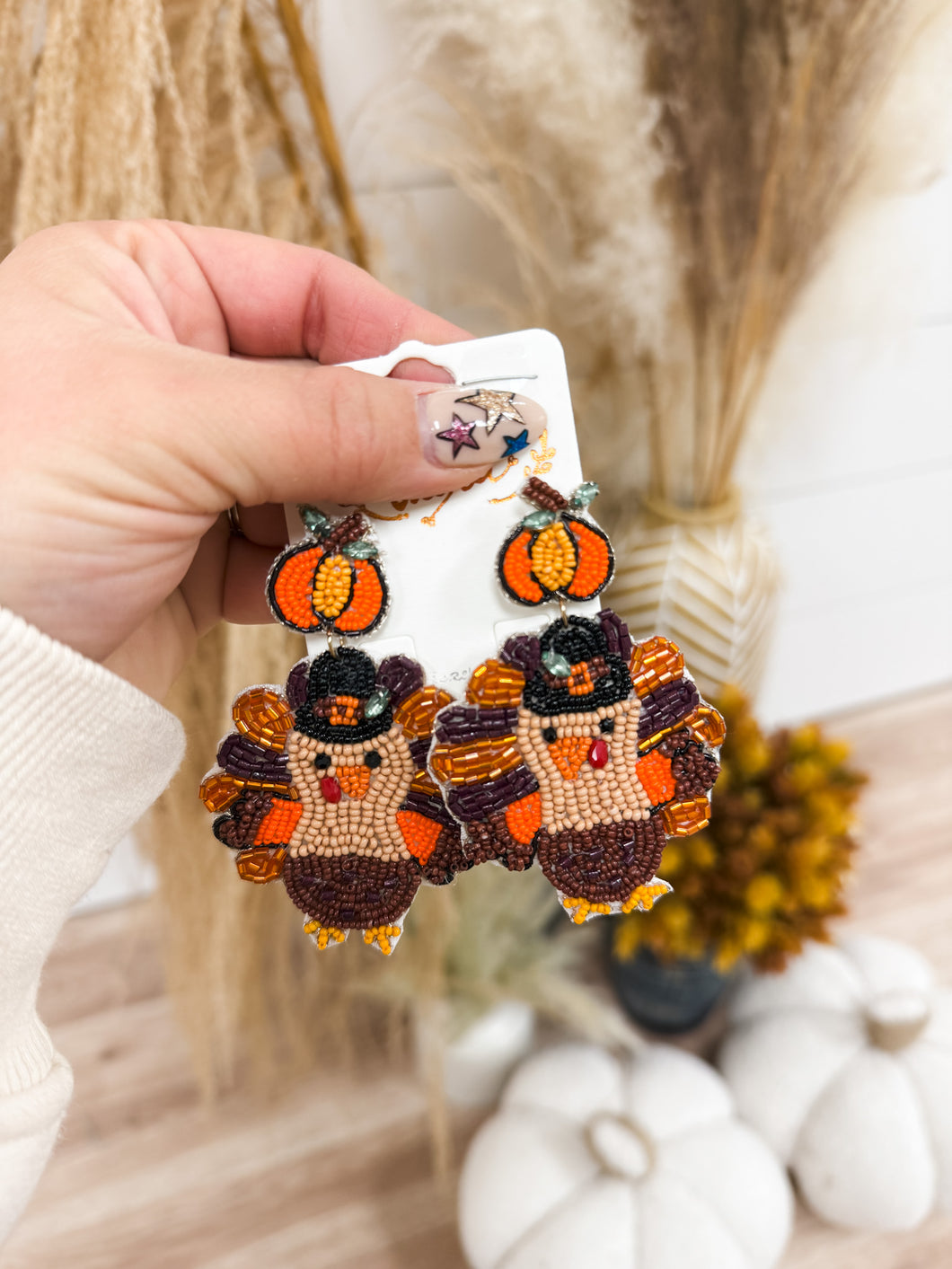 Thanksgiving Turkey Earrings