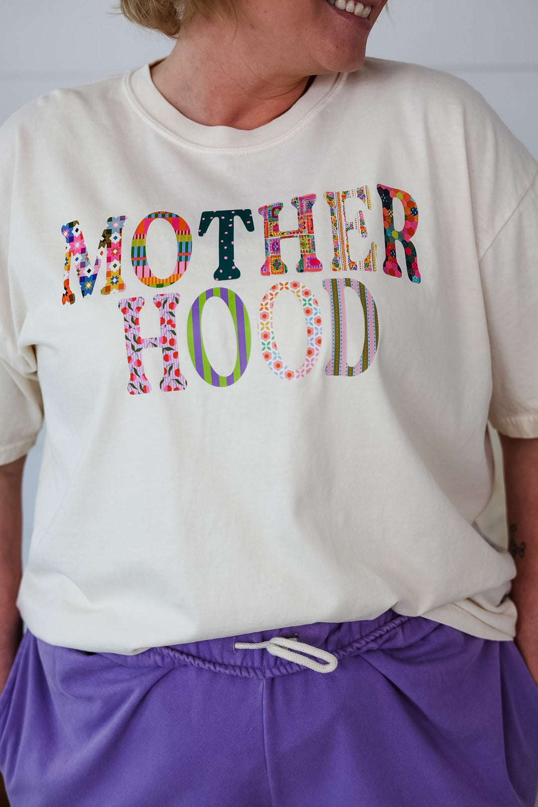 Patchwork Motherhood Top