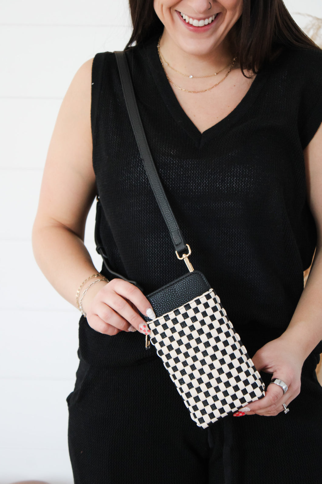 Jessie Woven Phone Bag