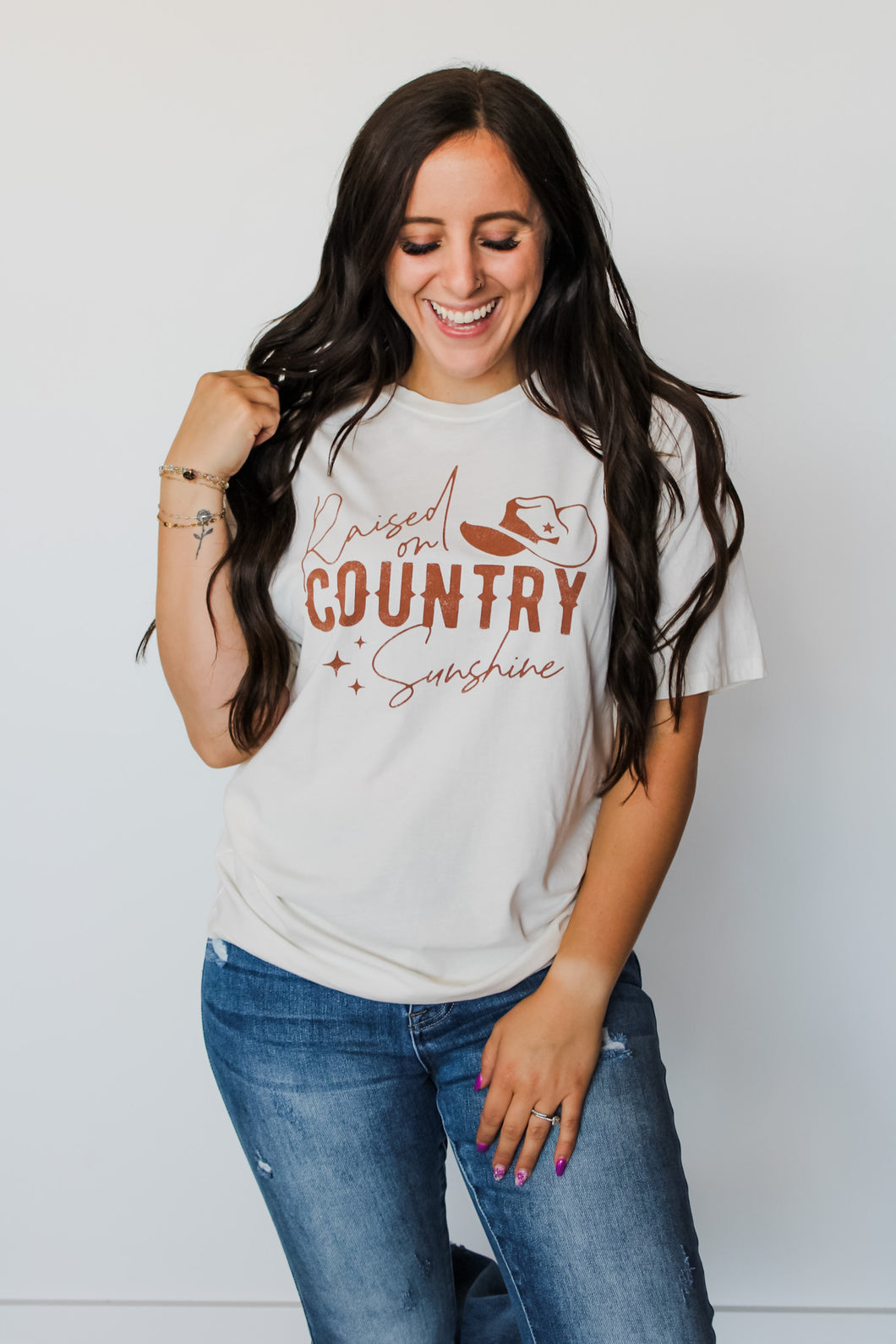 Raised On Country Sunshine Top