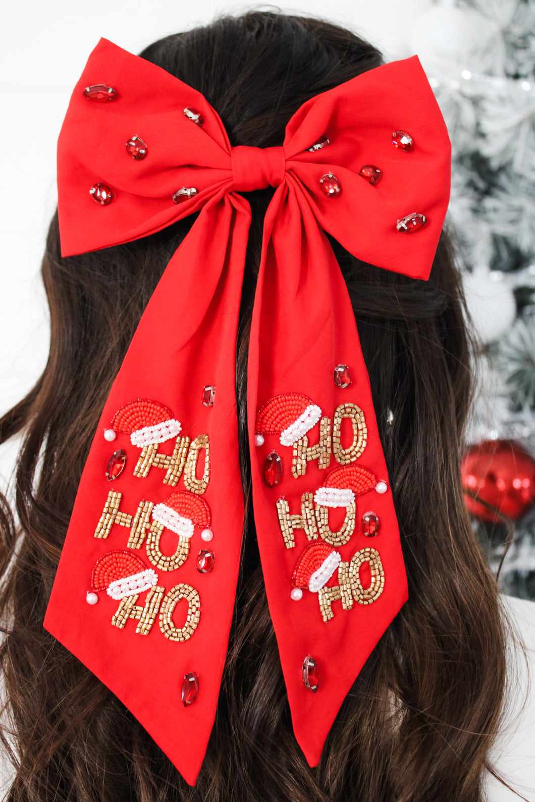 Ho Ho Ho Barrette Hair Clip