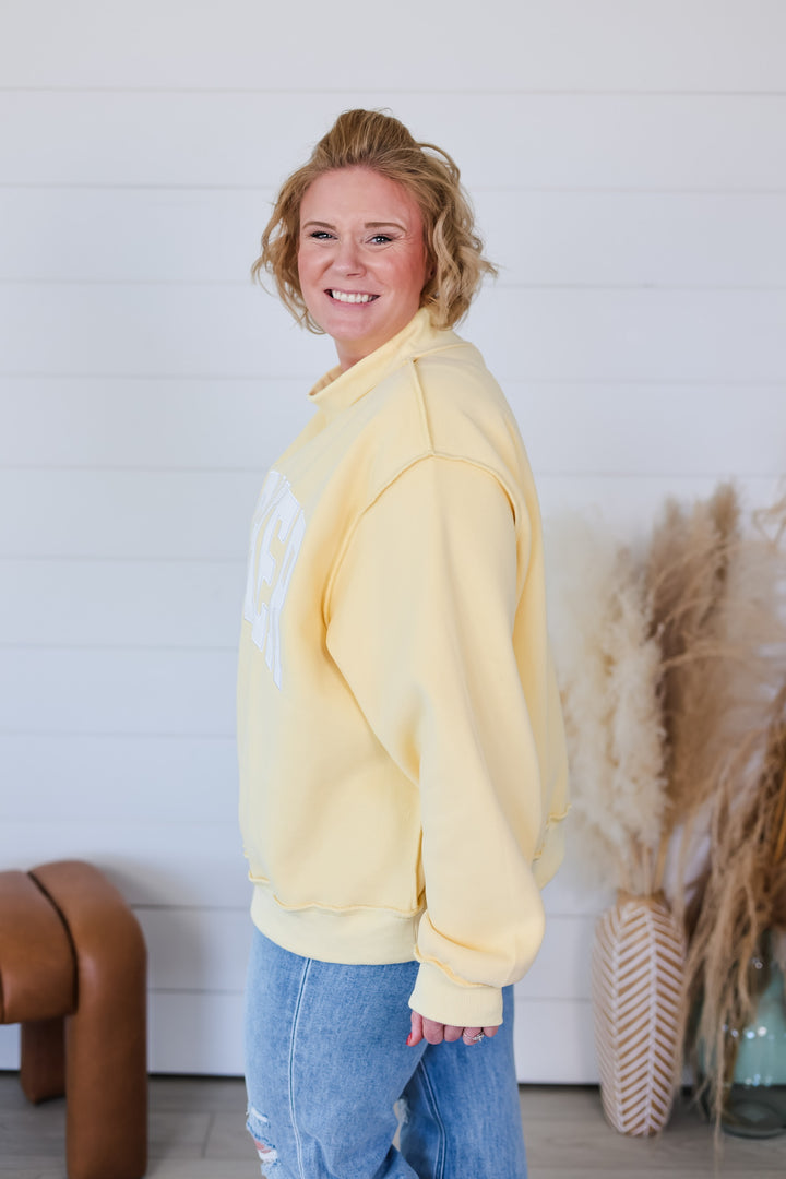 MOTHER Mock Neck Top