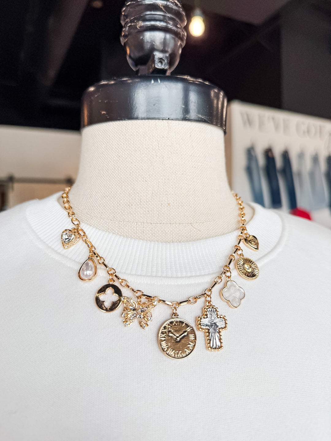 Emmy Charm Necklace