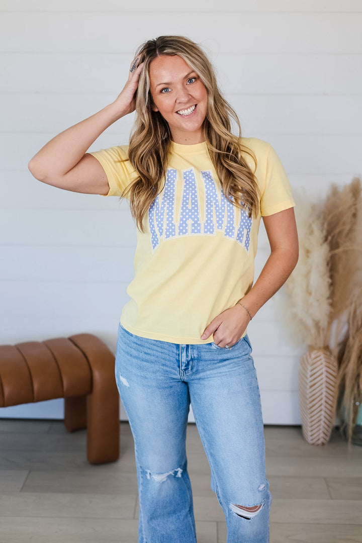 Polka Dot MAMA Top