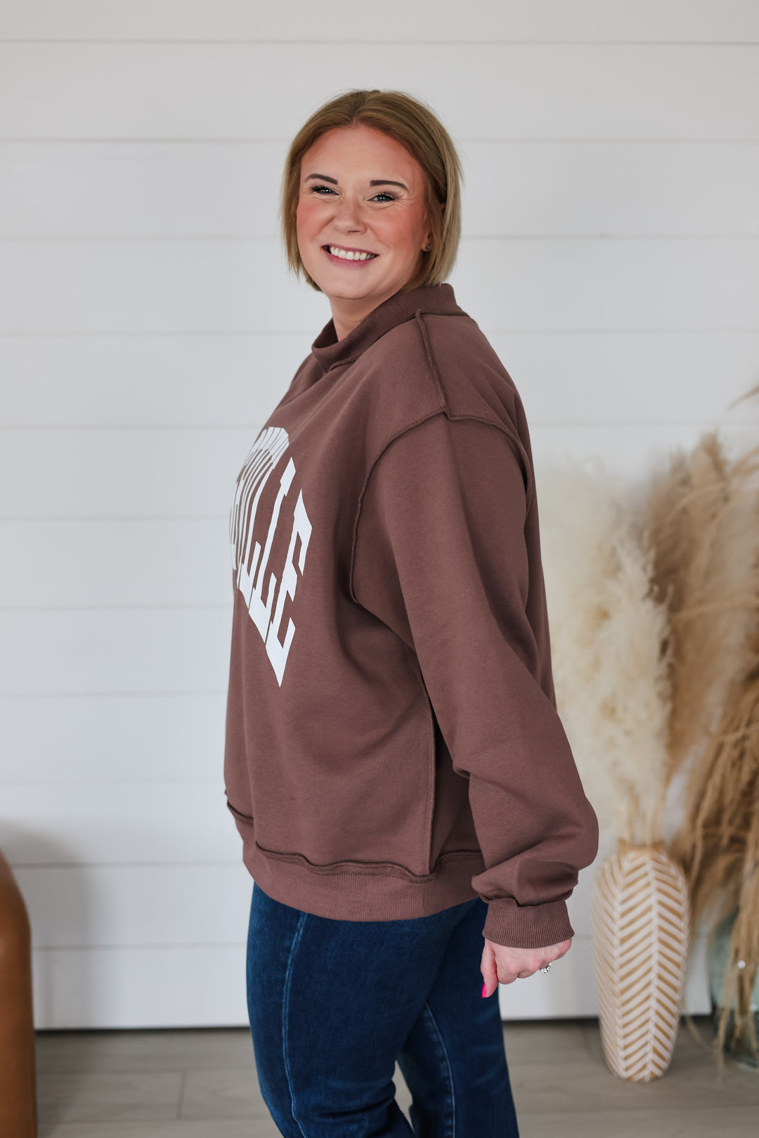 Nashville To Broadway Mock Neck