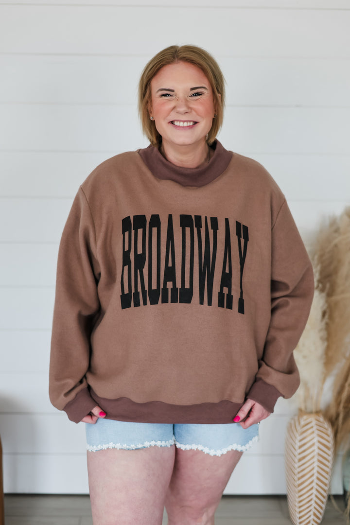 Nashville To Broadway Mock Neck