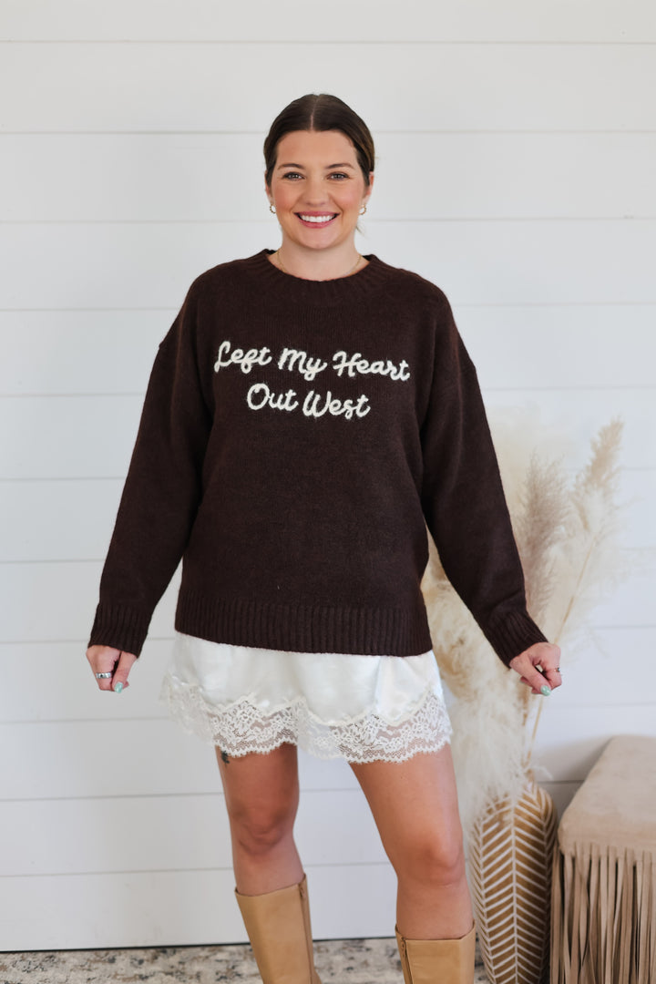 Left My Heart Out West Top