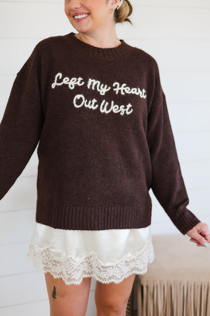 Left My Heart Out West Top