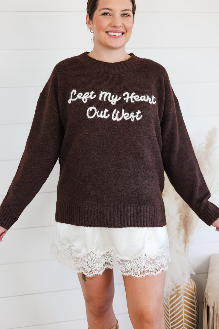 Left My Heart Out West Top
