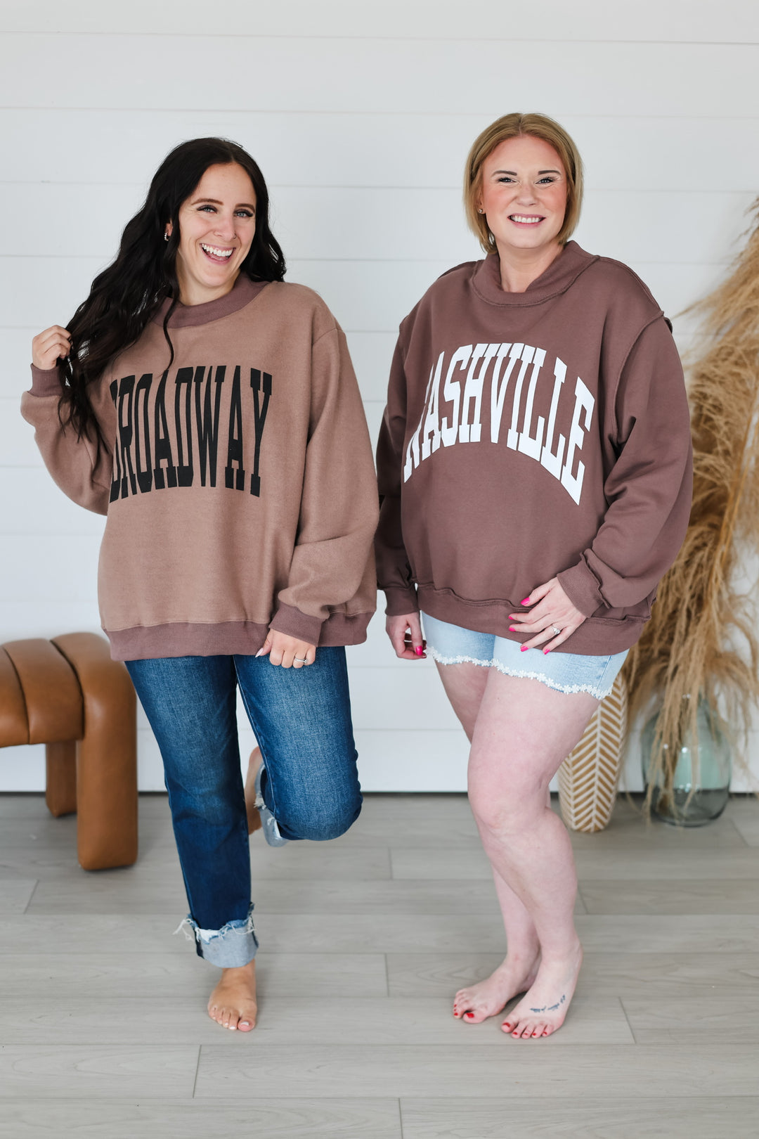 Nashville To Broadway Mock Neck