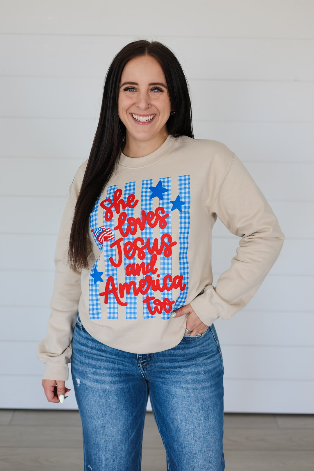 She Loves Jesus Top