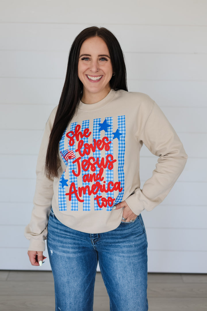 She Loves Jesus Top