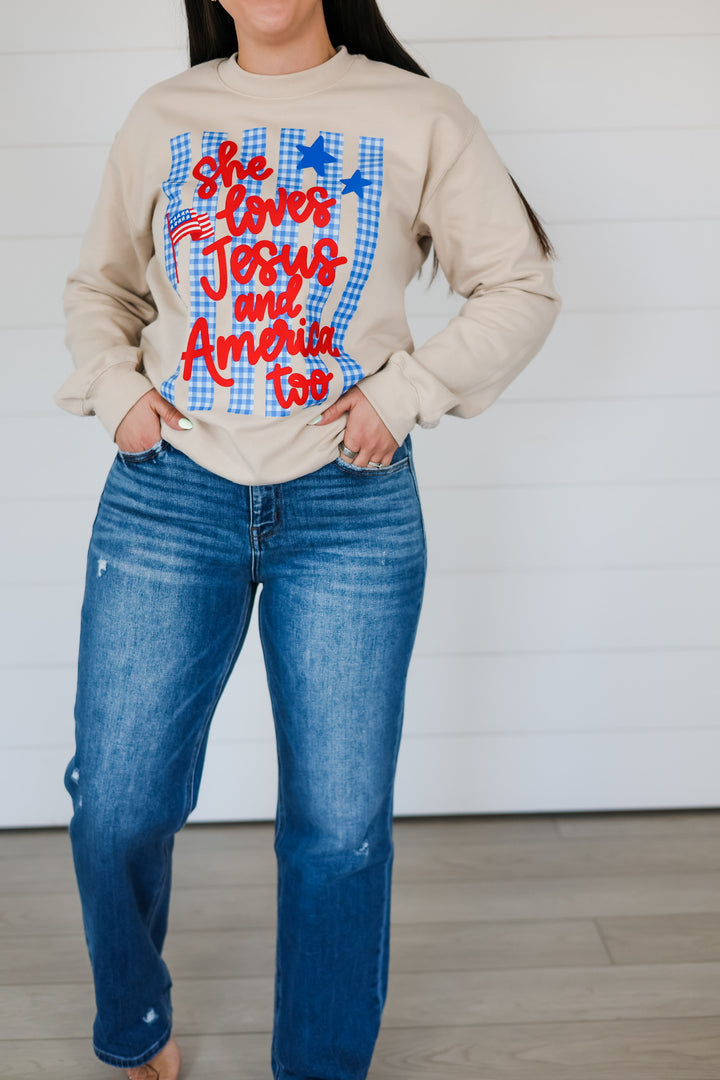 She Loves Jesus Top