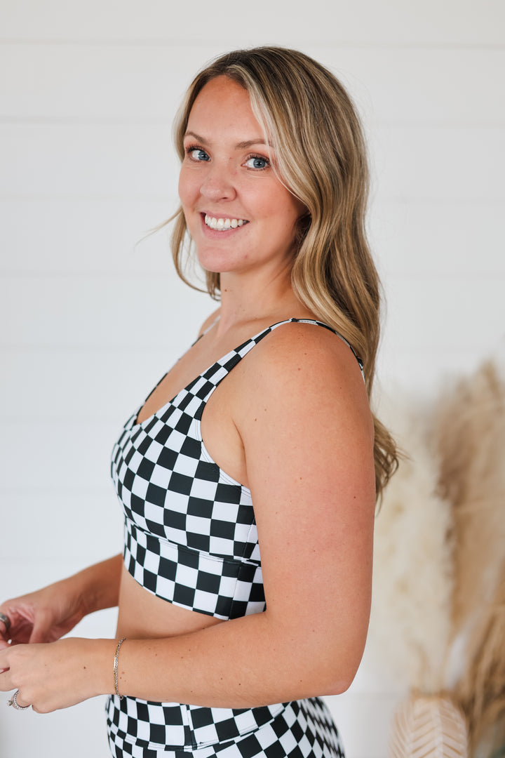 Crashing Waves Bikini Swim Top
