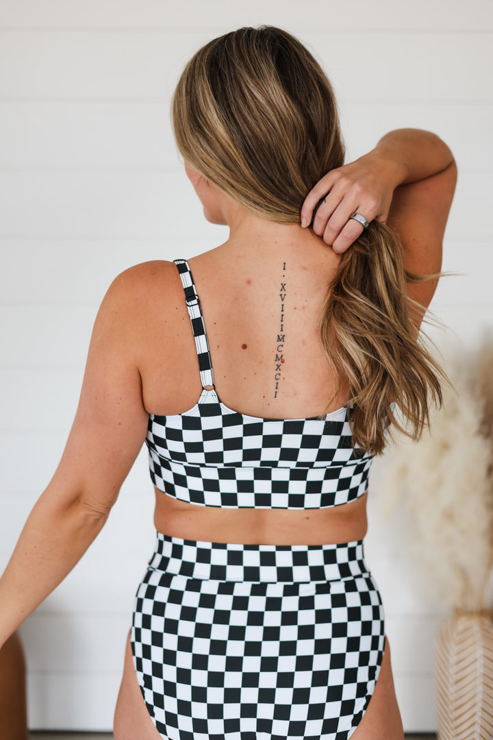 Crashing Waves Bikini Swim Top