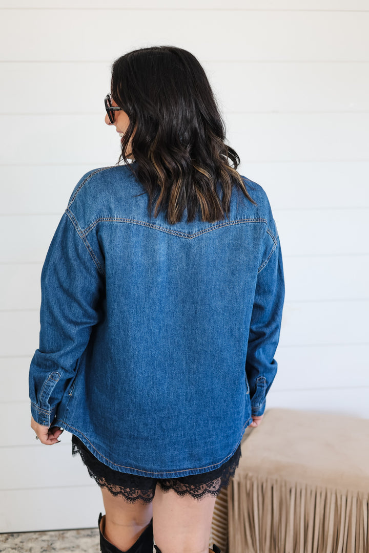 Just In Case Denim Top