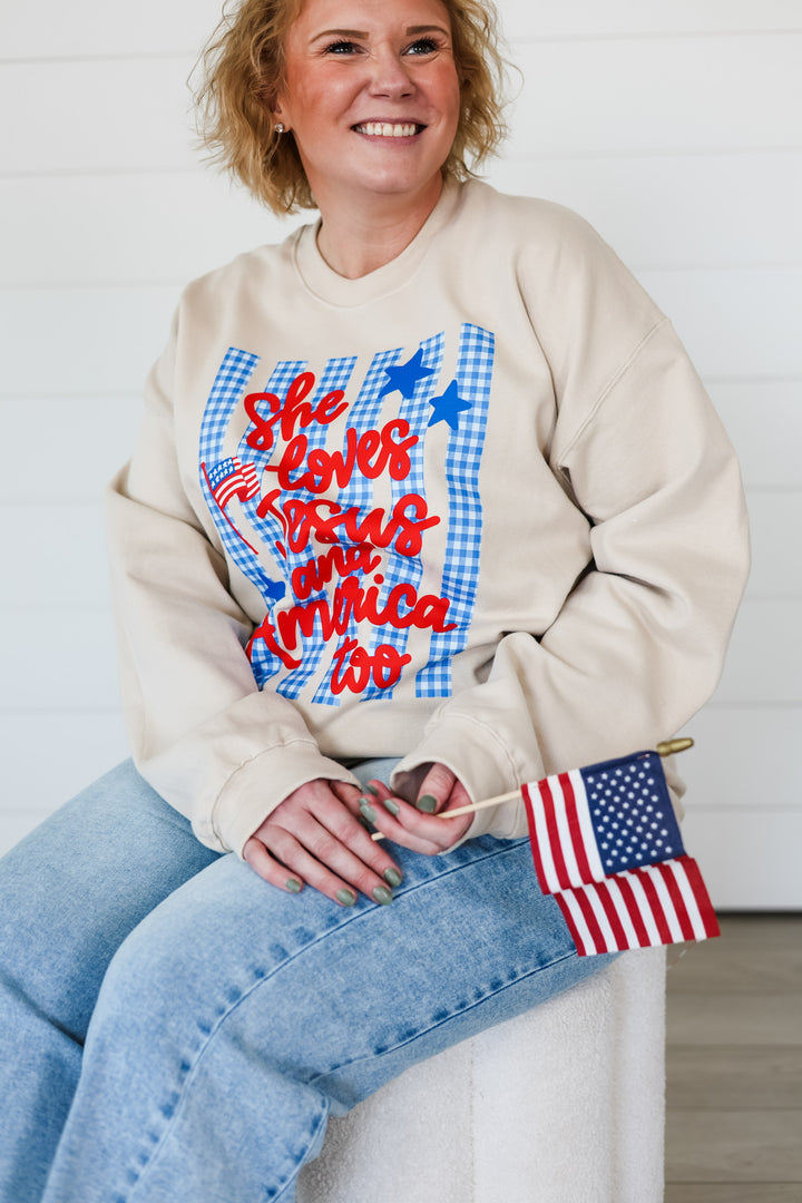 She Loves Jesus Top