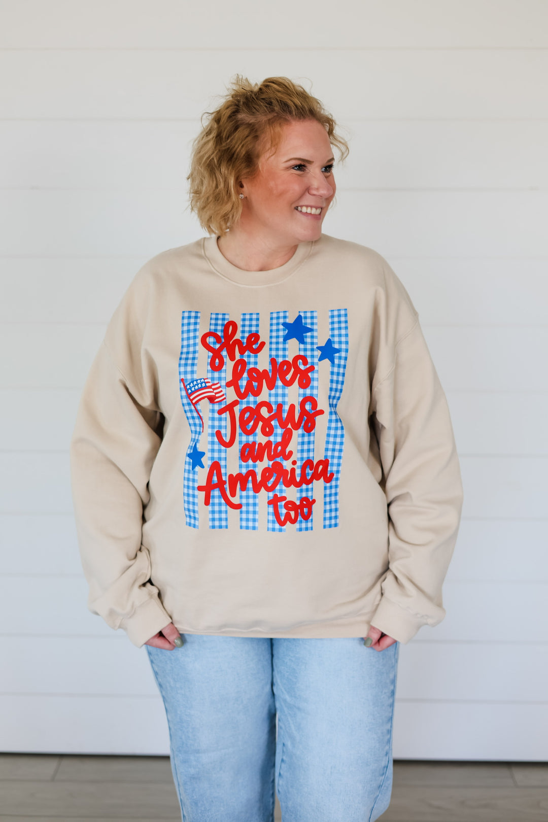 She Loves Jesus Top
