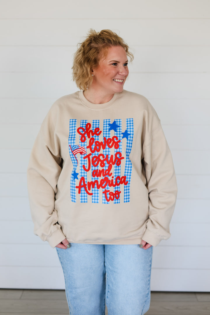 She Loves Jesus Top