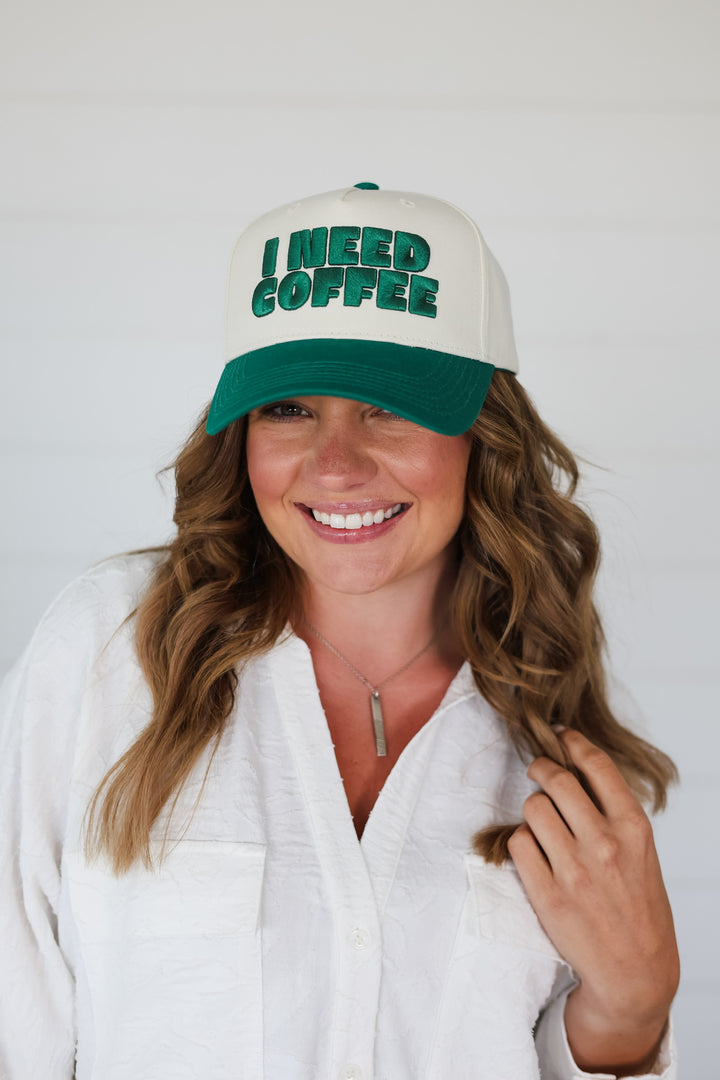 I NEED COFFEE Hat