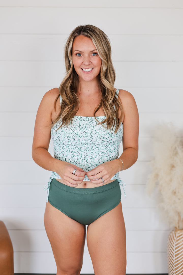 One Sunset Away Tankini Swim Top