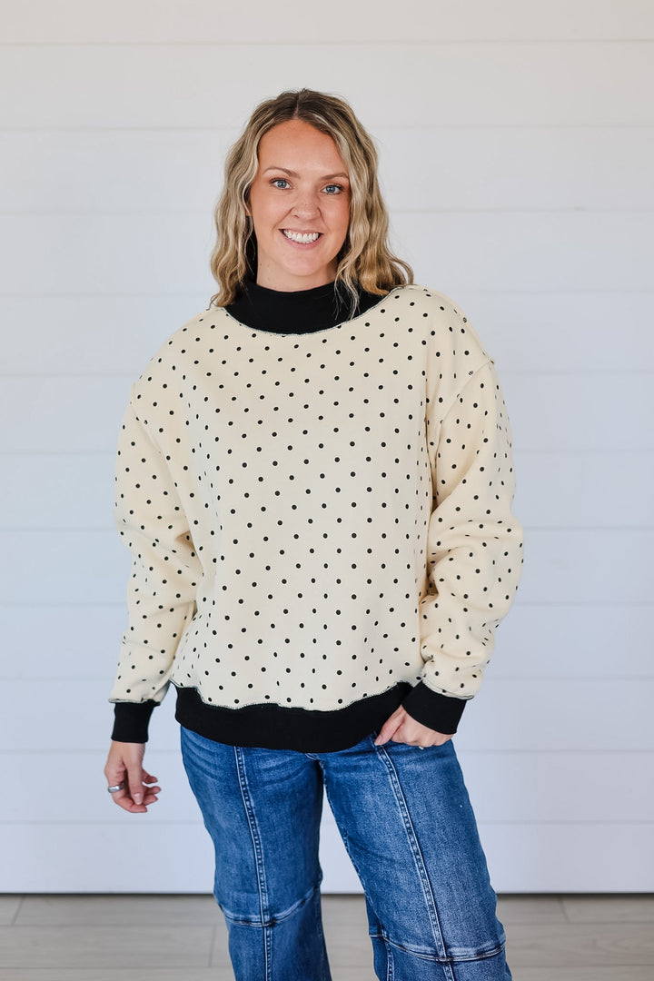 Reversible HOMEBODY Mock Neck Top