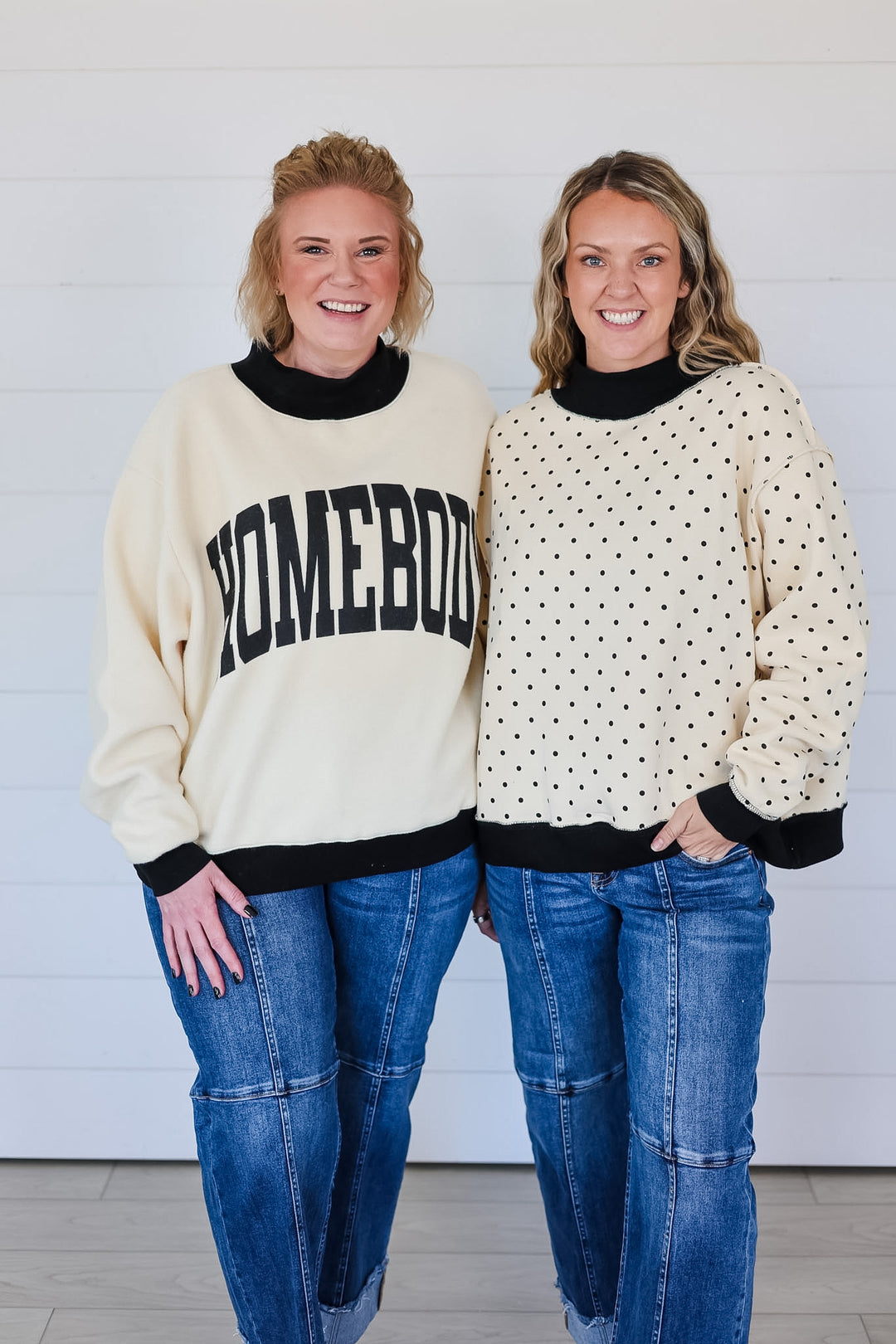 Reversible HOMEBODY Mock Neck Top