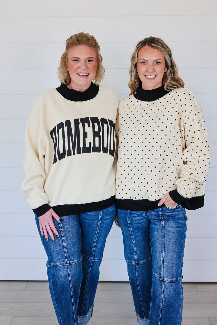 Reversible HOMEBODY Mock Neck Top