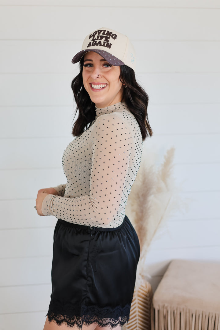 Made To Shine Rhinestone Top