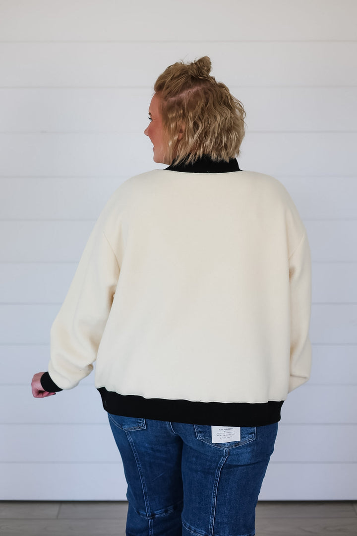 Reversible HOMEBODY Mock Neck Top