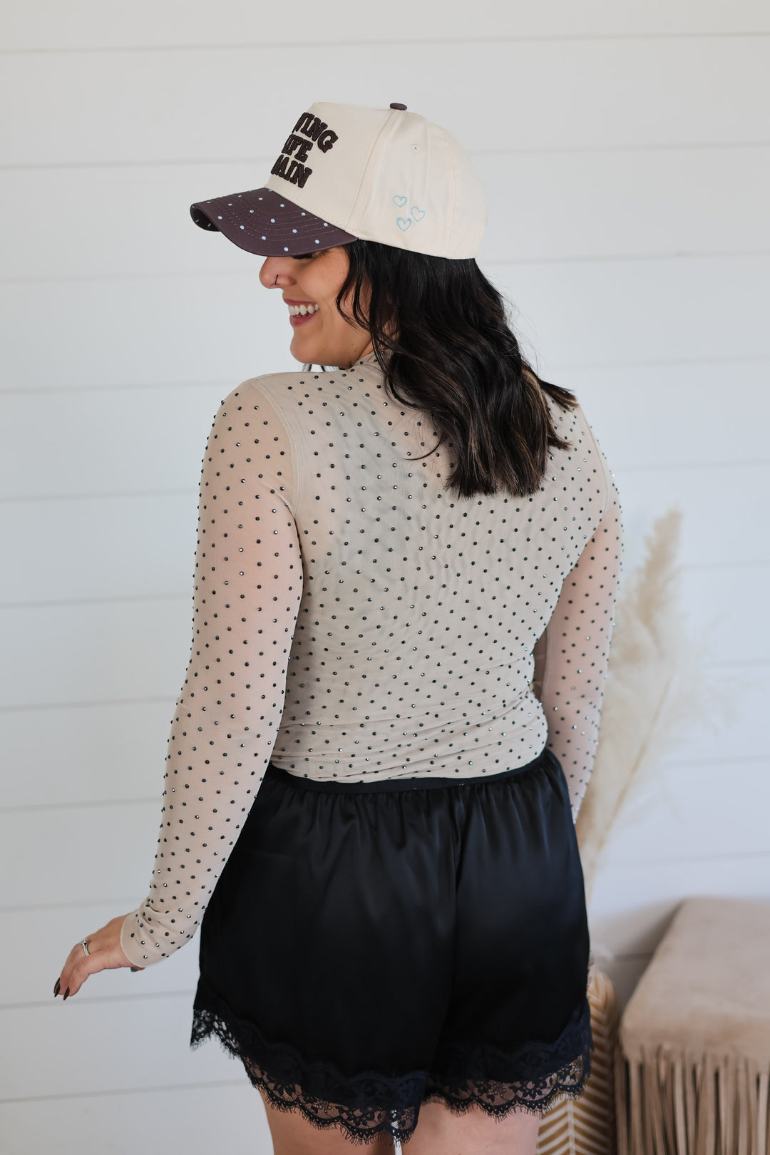 Made To Shine Rhinestone Top