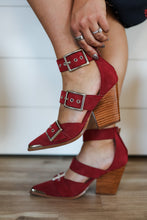 Load image into Gallery viewer, Cinder Buckle Heel

