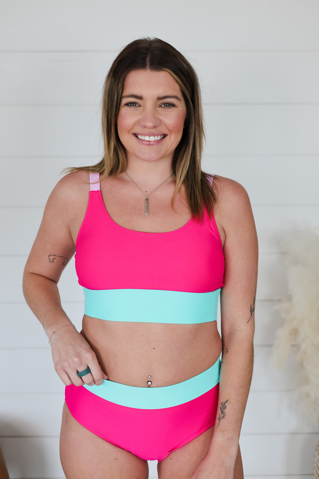Catching Waves Bikini Swim Top