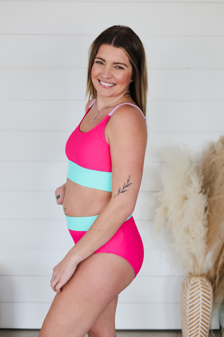 Catching Waves Bikini Swim Top