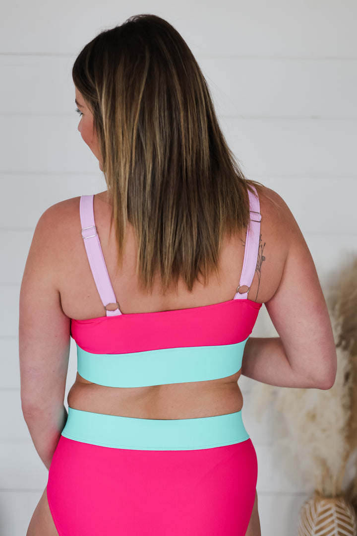 Catching Waves Bikini Swim Top