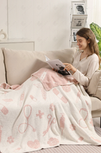 Load image into Gallery viewer, Medical Symbols Comfy Luxe Blanket
