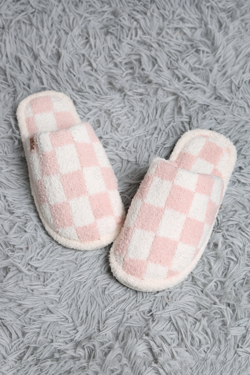 Checkered Slippers