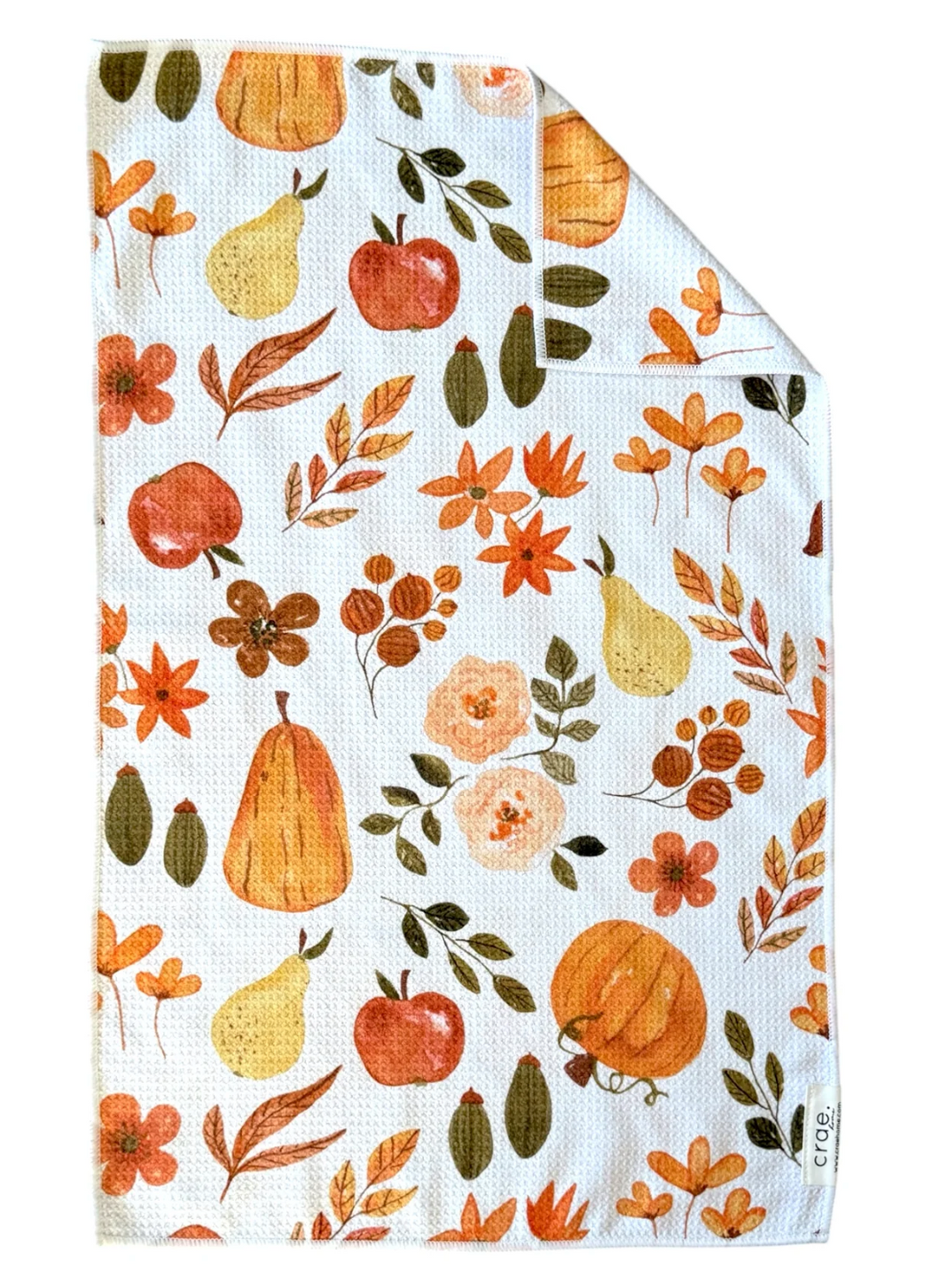 Pumpkin Spice Double Sided Hand Towel