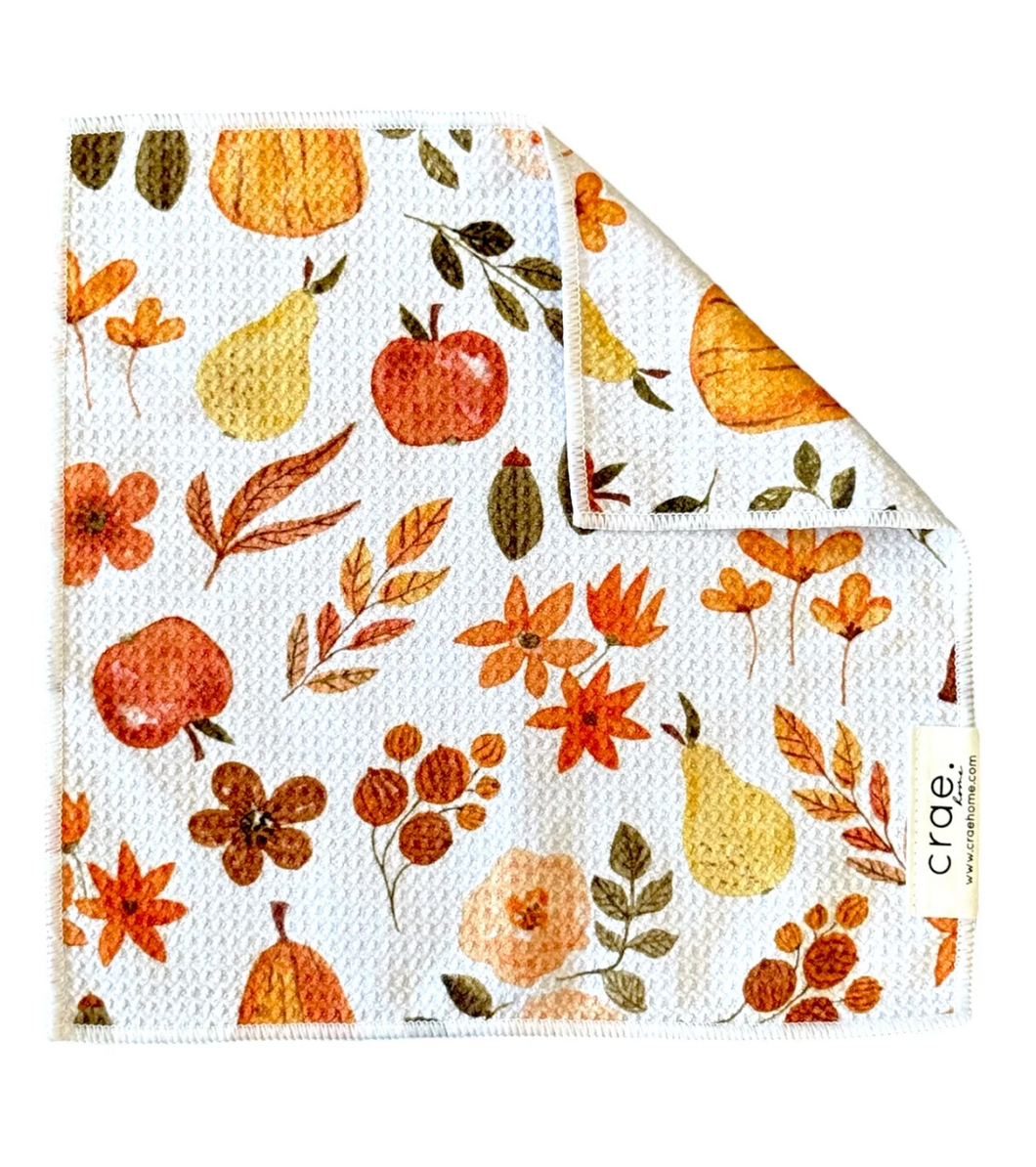 Pumpkin Spice Double Sided Washcloth