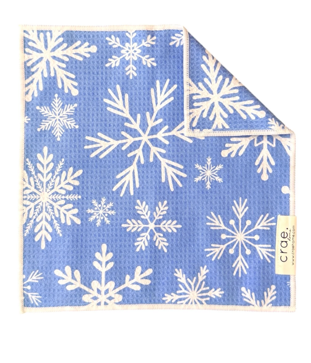Snowfall Double Sided Washcloth