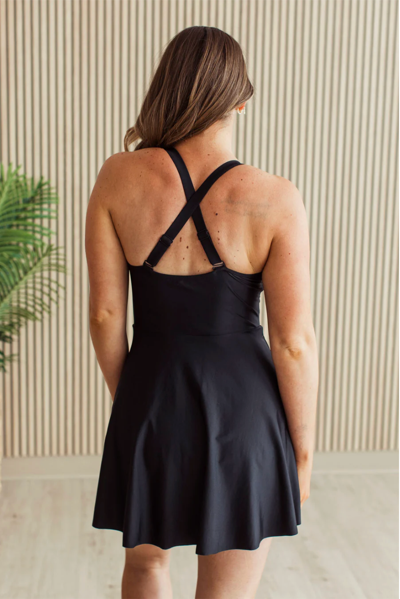 Shimmering Waters Swim Dress