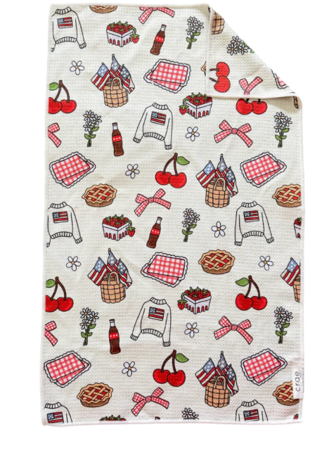 Summer Social: Double-Sided Hand Towel